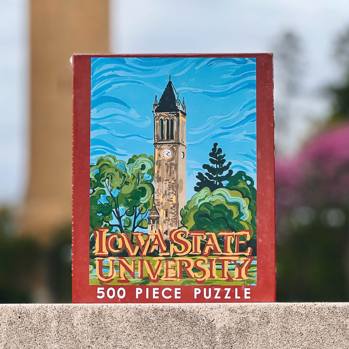 Justin Patten Campanile Iowa State 500 Piece Puzzle